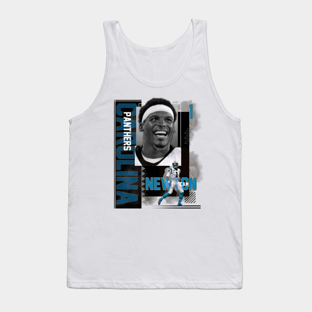 Carolina Panthers Cam Newton 1 Tank Top by today.i.am.sad